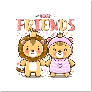 Best Friends Little Lions Posters and Art